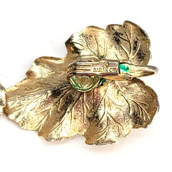 Vintage Clip-on Screw Back Earrings Collection of Five Pair Ct555 - Picture 14 of 15